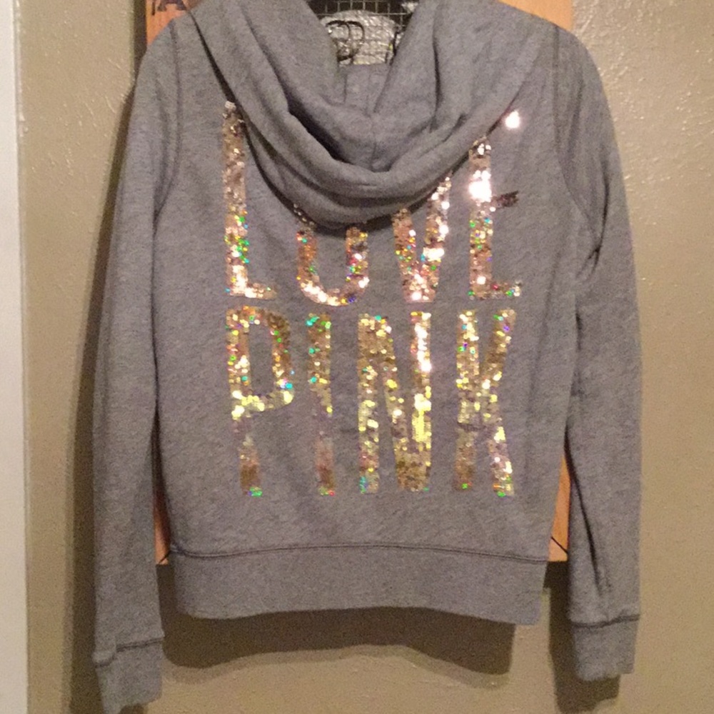 Pink Vs Sparkle Sequin Jacket #538 - image 1